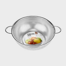 Rổ Inox Punching Hole 28 Cm Có Tay Cầm - Locknlock - MIXB1282